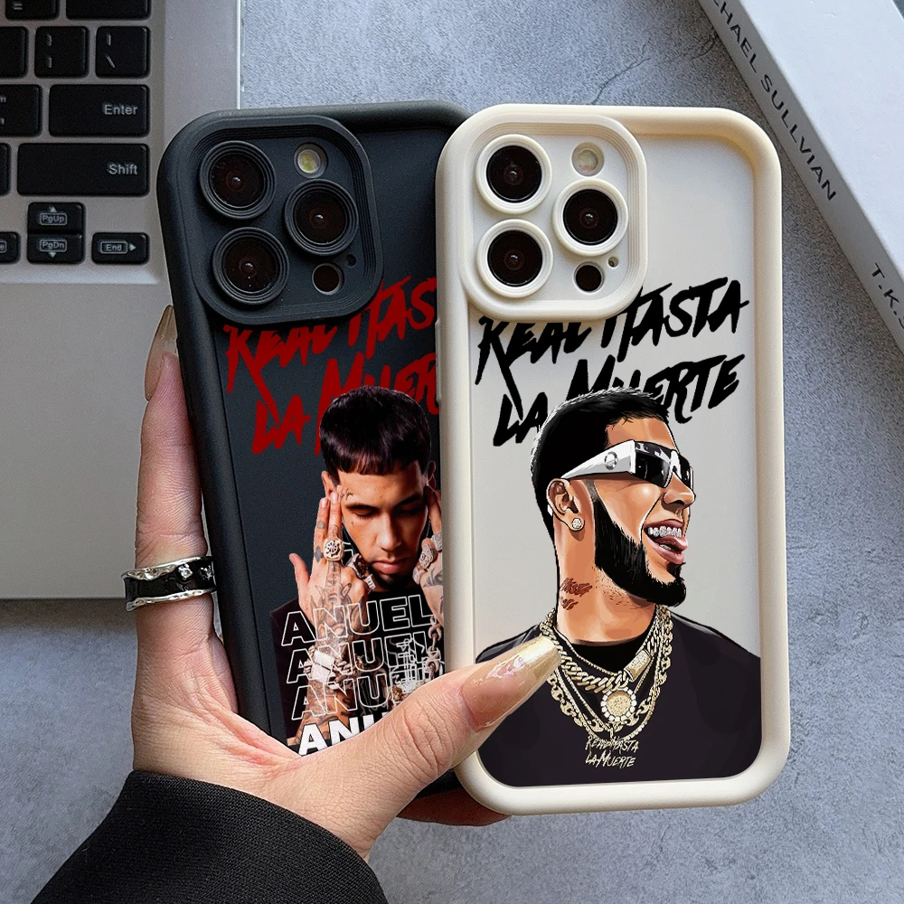 Vibrant Rapper Anuel AA Design Phone Case - Artistic Ladder Cover for ...