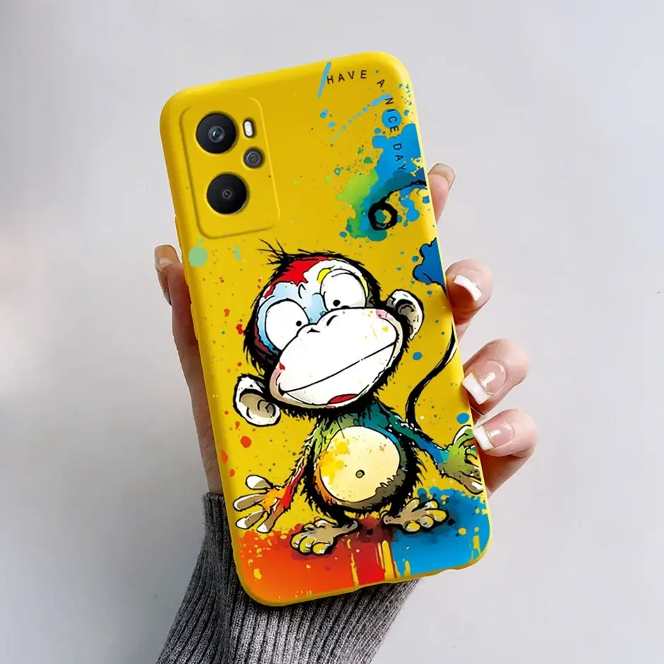 Shockproof Bumper Silicone Phone Shell – Beautiful Painting Protection ...